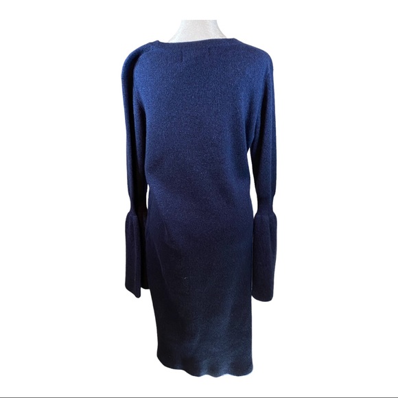 Philosophy for Republic Navy Blue 100% Cashmere Dress Size XL - Picture 10 of 16